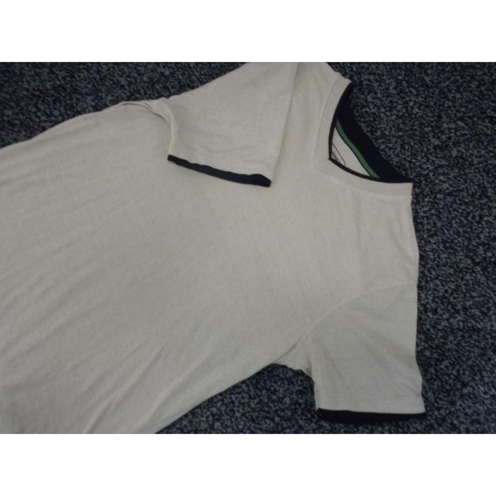 Sovereign State T-shirt Mens M Beige‎ V Neck Pullover Short Sleeve Earthy